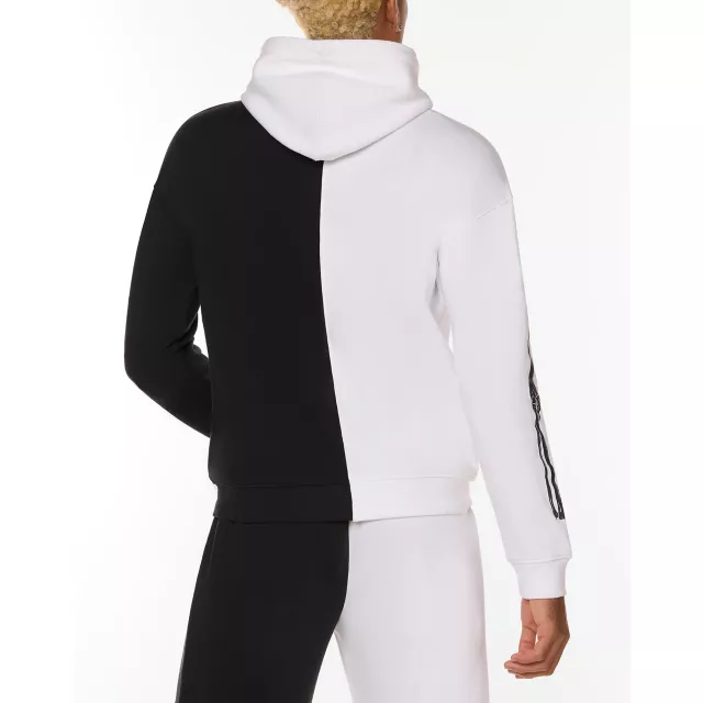 Black and White Skeleton Hoodie at Spencer's