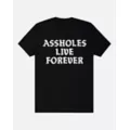 Assholes Live Forever T Shirt at Spencer's