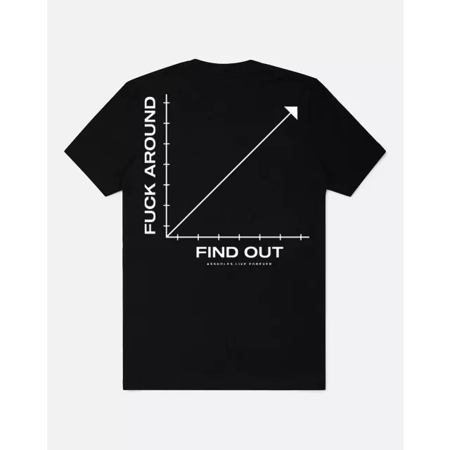 Fuck Around and Find Out Graph T Shirt - Assholes Live Forever at Spencer's