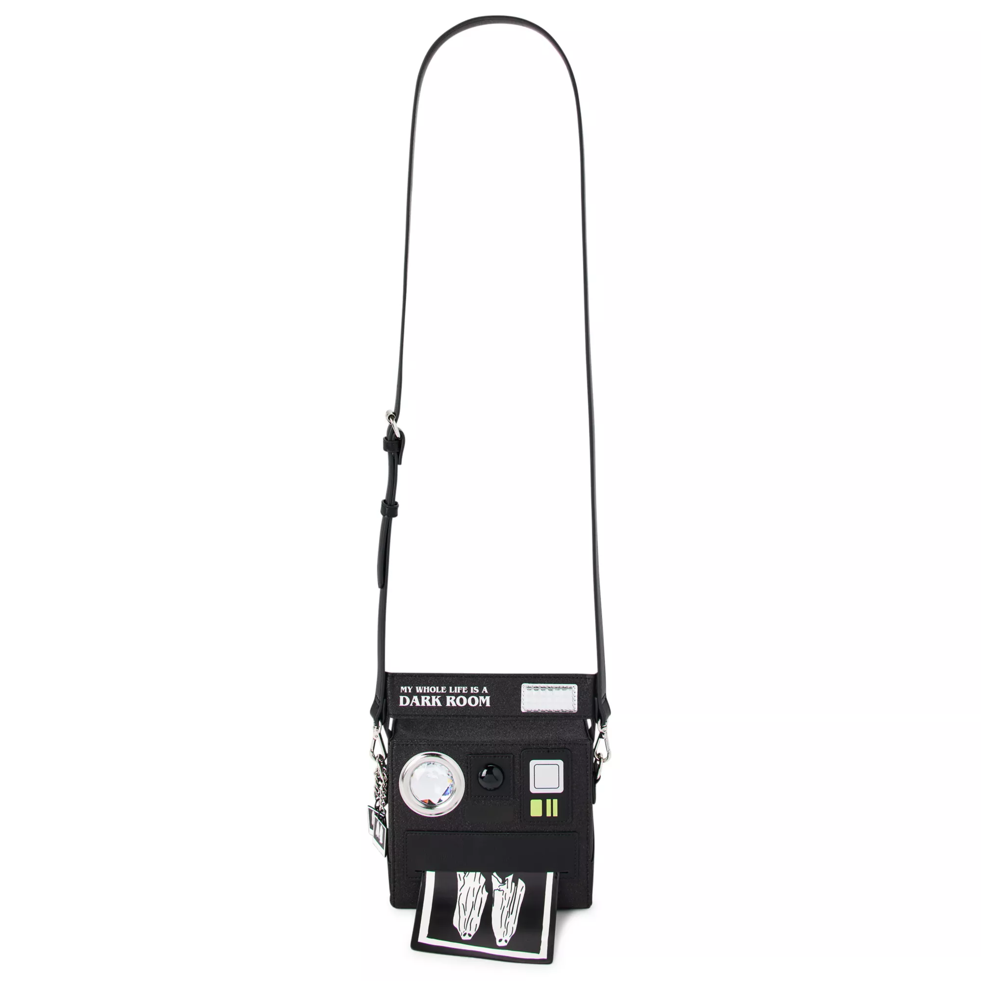 Lydia's Dark Room Camera Crossbody Bag - Beetlejuice at Spencer's