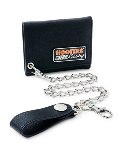 Hooters Racing Trifold Chain Wallet