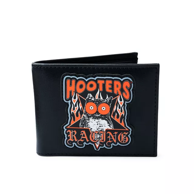 Hooters Racing Flames Bifold Wallet at Spencer's
