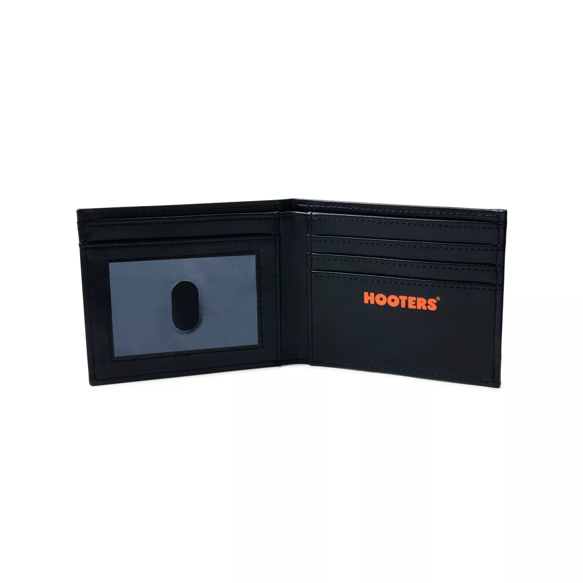Hooters Racing Flames Bifold Wallet at Spencer's
