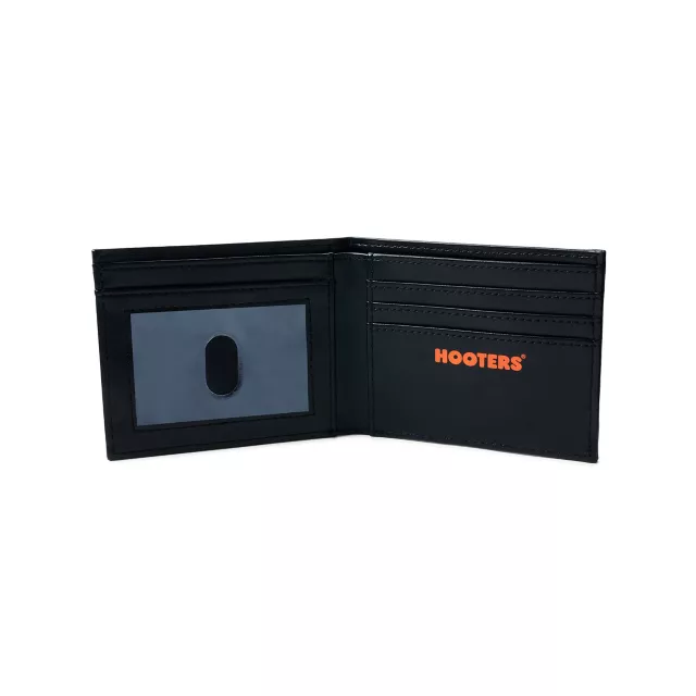 Hooters Racing Flames Bifold Wallet at Spencer's