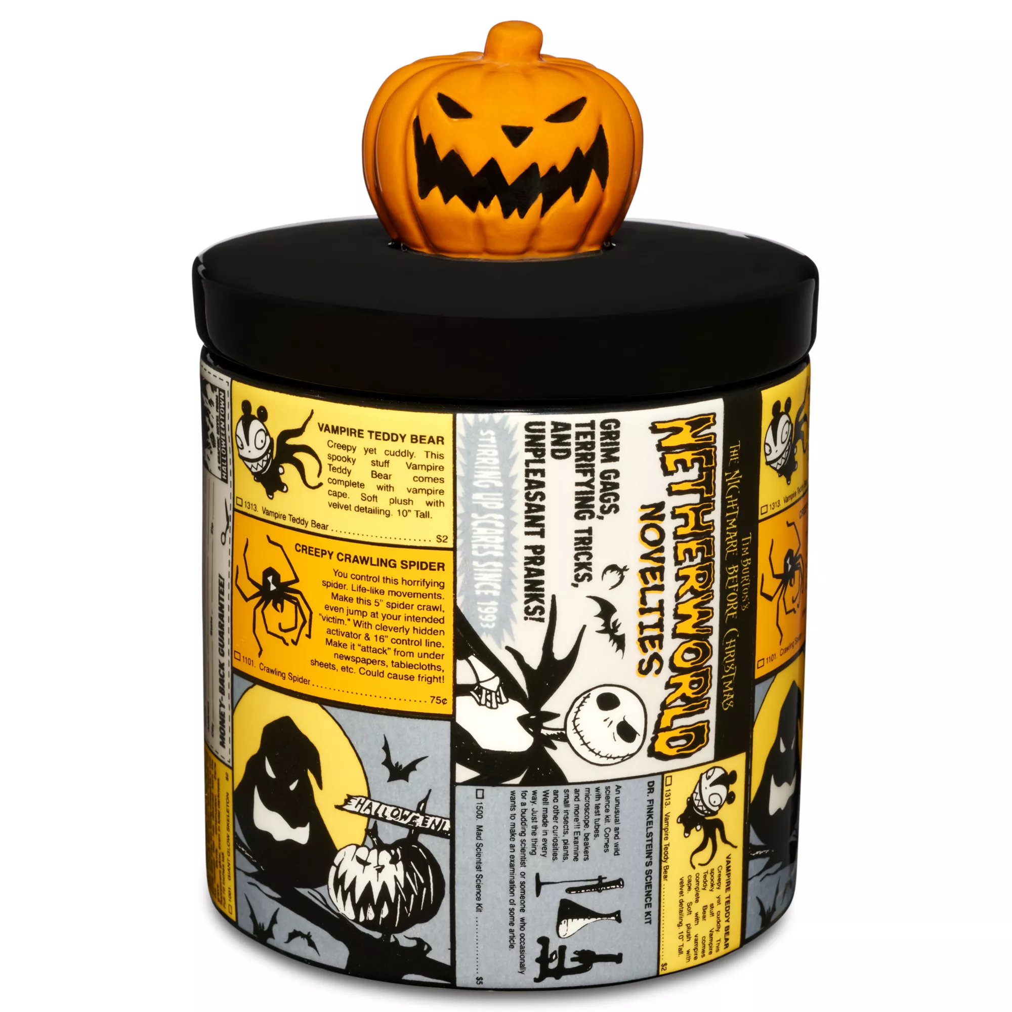 The Nightmare Before Christmas Comic Strip Stash Jar