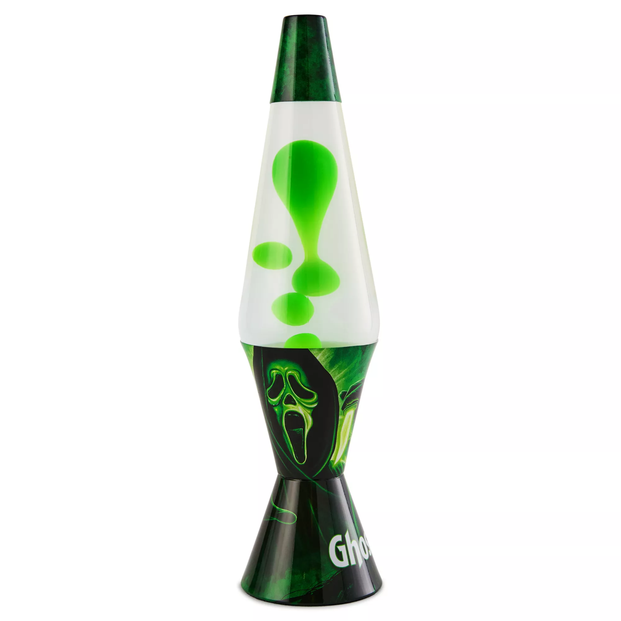 Ghost Face 17 Inch Lava Lamp Green at Spencer's