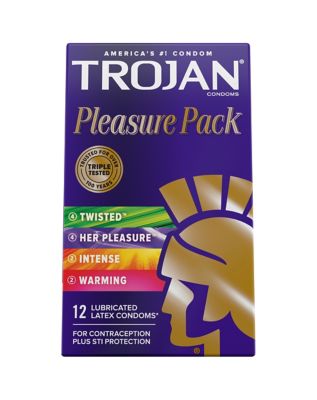 Trojan Pleasure Pack - 12 Count - Spencer's