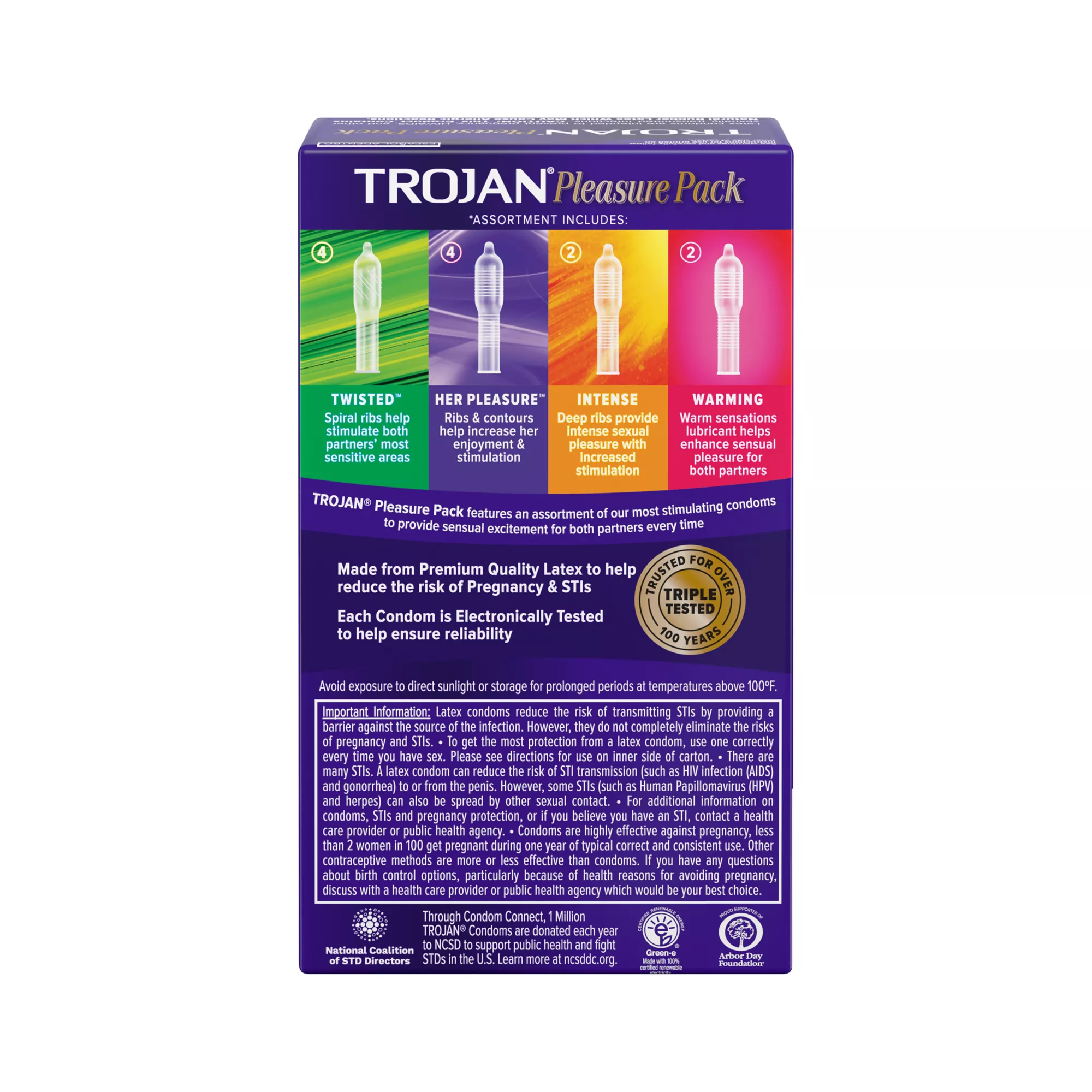 Trojan Pleasure Pack - 12 Count at Spencer's