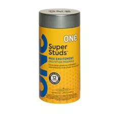 Multi-Pack One Super Studs Condoms - 12 Count at Spencer's