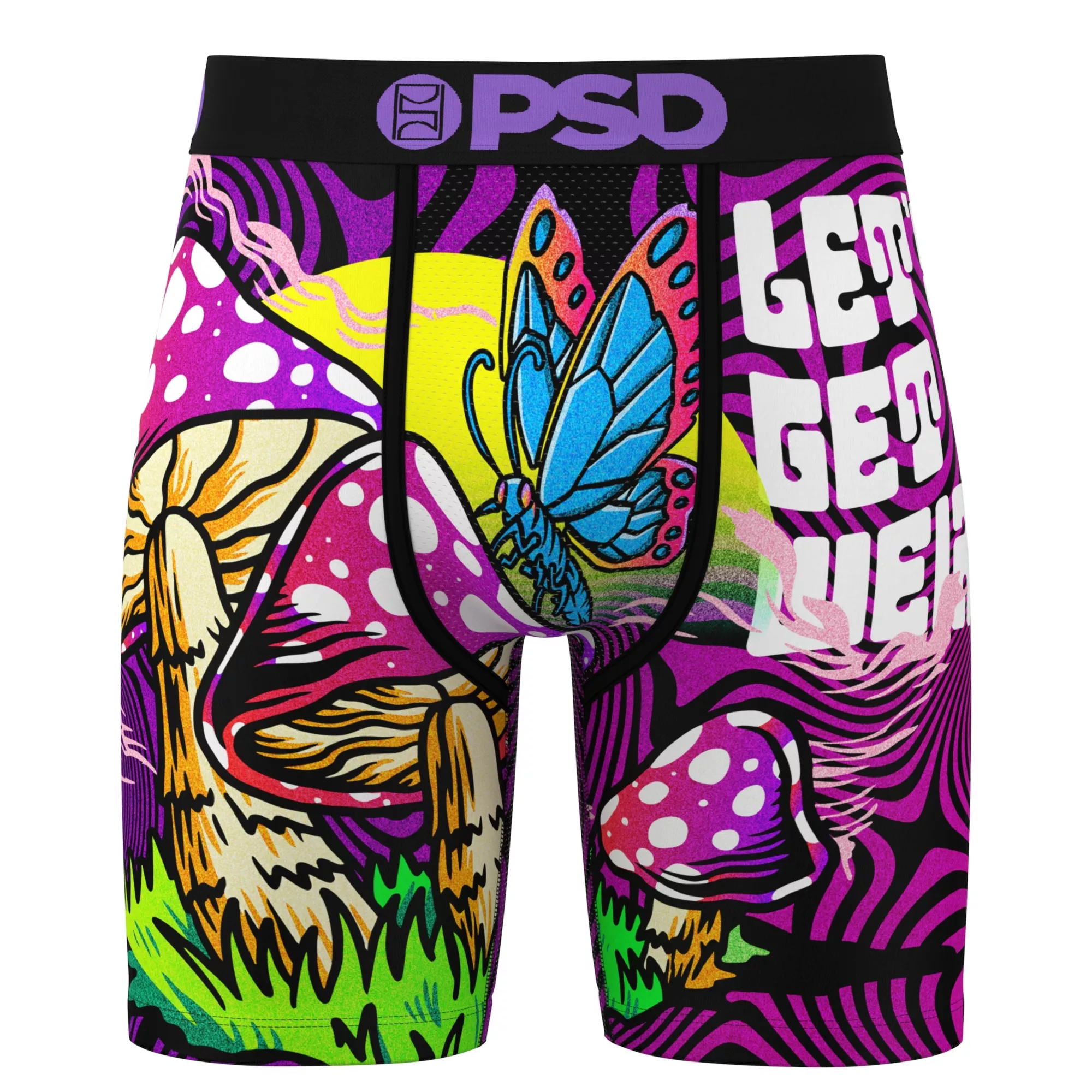 PSD Let's Get Weird Mushroom Boxer Briefs