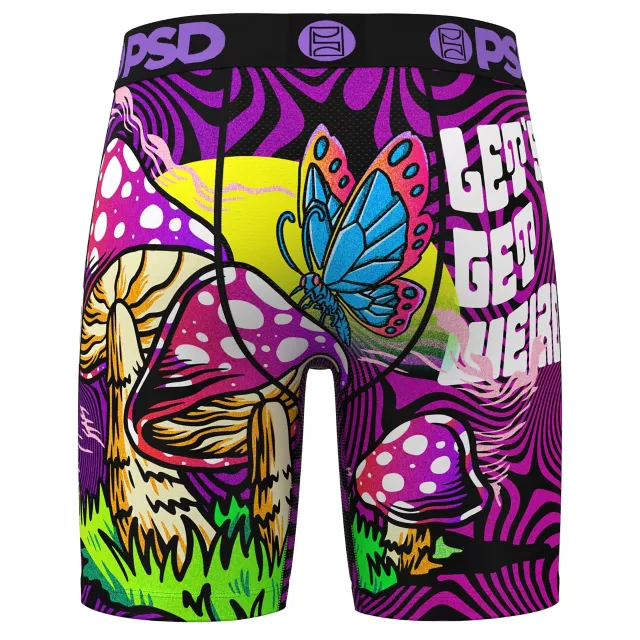 PSD Let's Get Weird Mushroom Boxer Briefs at Spencer's