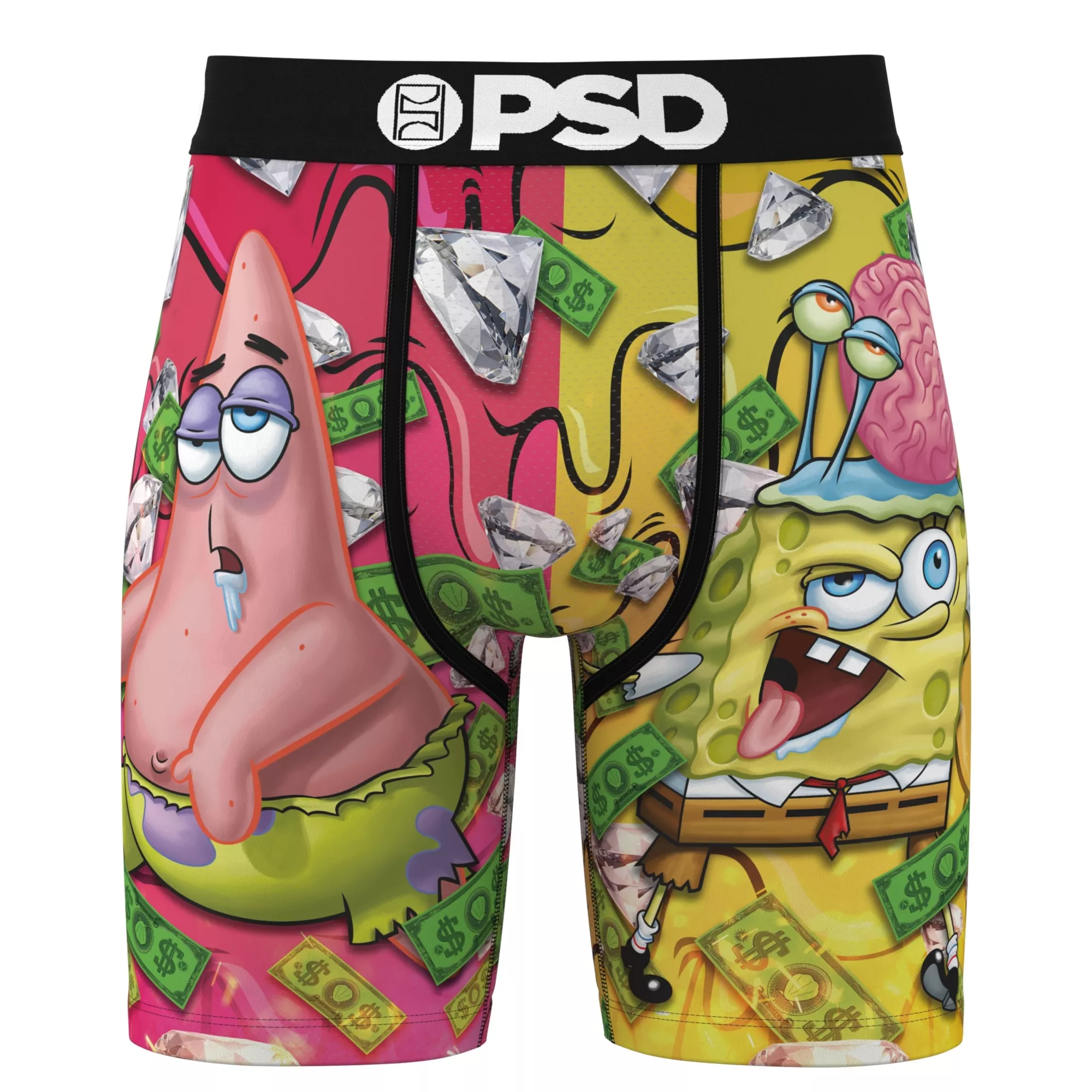 PSD SpongeBob SquarePants Cash & Diamonds Boxer Briefs at Spencer's