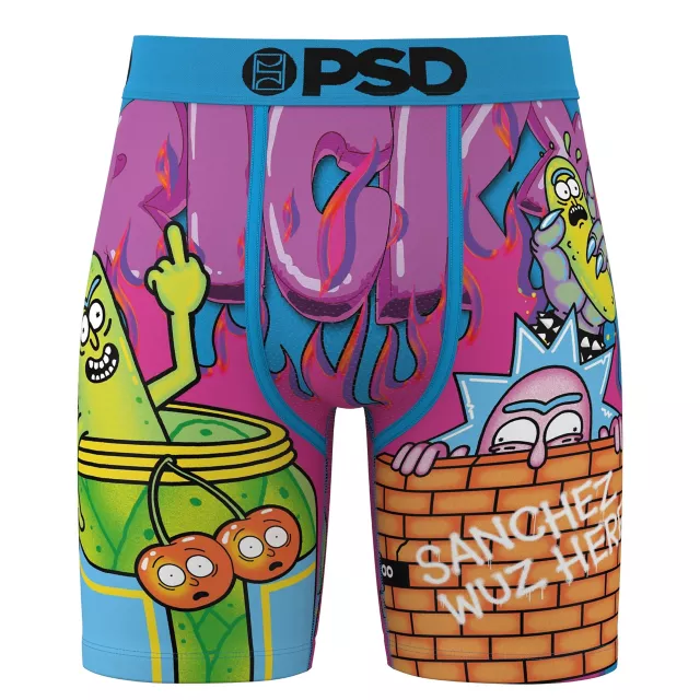 PSD Pickle Rick Trippy Boxer Briefs - Rick and Morty at Spencer's