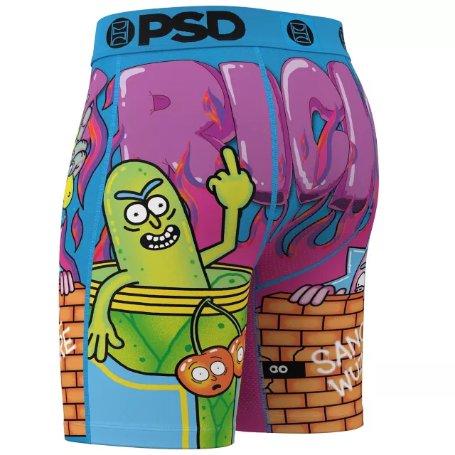 PSD Pickle Rick Trippy Boxer Briefs - Rick and Morty at Spencer's