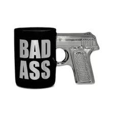 Bad Ass Gun Hand Coffee Mug - 20 oz. at Spencer's