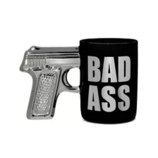 Bad Ass Gun Hand Coffee Mug - 20 oz. at Spencer's