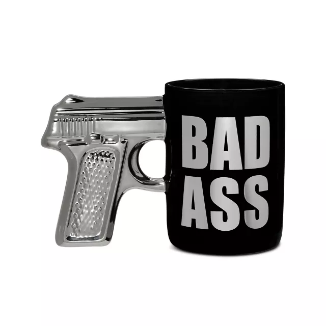Bad Ass Gun Hand Coffee Mug - 20 oz. at Spencer's