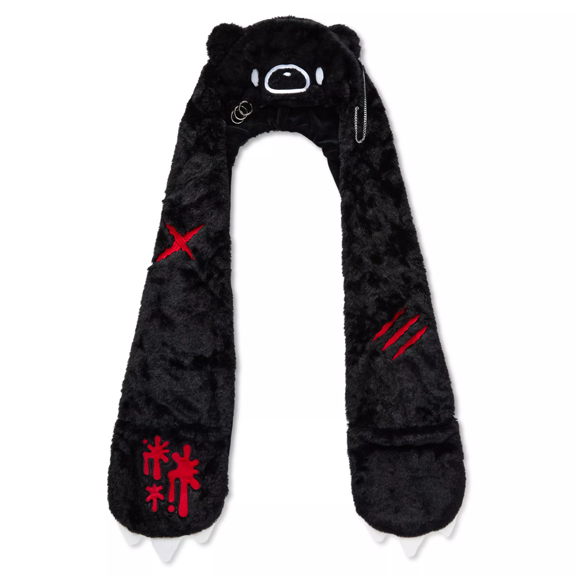 Black Gloomy Bear Laplander Hat at Spencer's