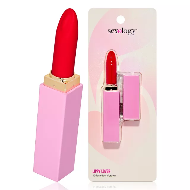 Lippy Lover Lipstick Vibrator - Sexology at Spencer's