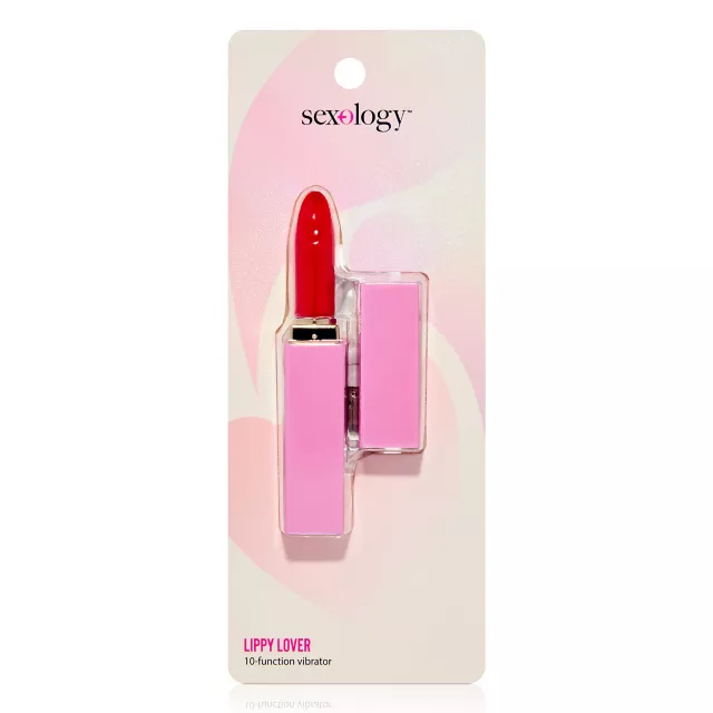 Lippy Lover Lipstick Vibrator - Sexology at Spencer's