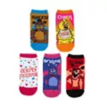 Five Nights at Freddy's Party No Show Socks - 5 Pack at Spencer's
