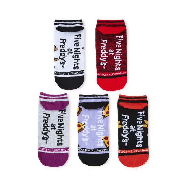 Freddy Bonnie and Chica No Show Socks - Five Nights at Freddy's at Spencer's