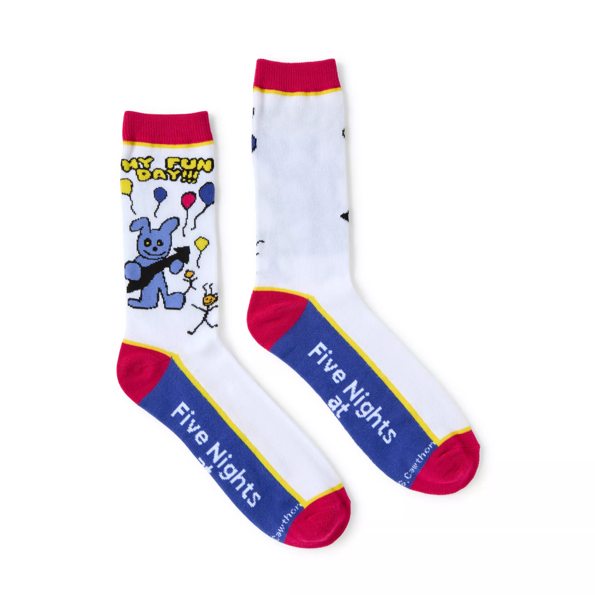 My Fun Day Bonnie Crew Socks - Five Nights at Freddy's at Spencer's