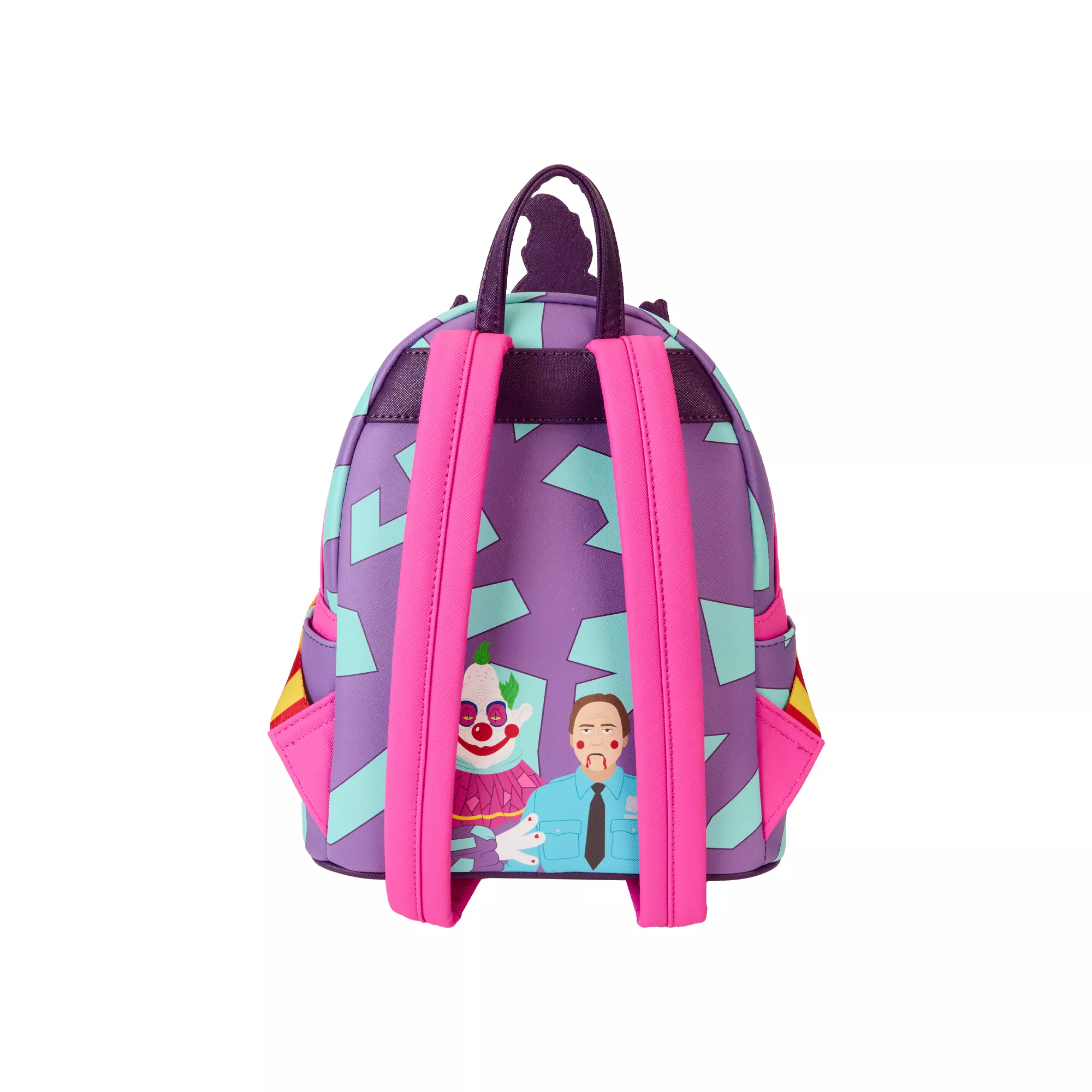Glow in the Dark Loungefly Jumbo Mini Backpack - Killer Klowns from Outer Space at Spencer's