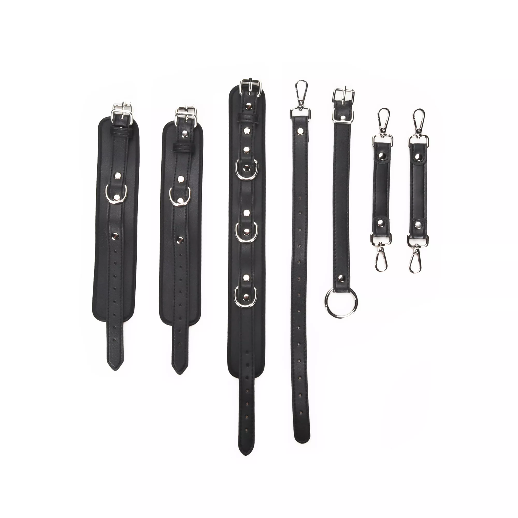 Faux Leather Choker with Wrist Restraints Set at Spencer's