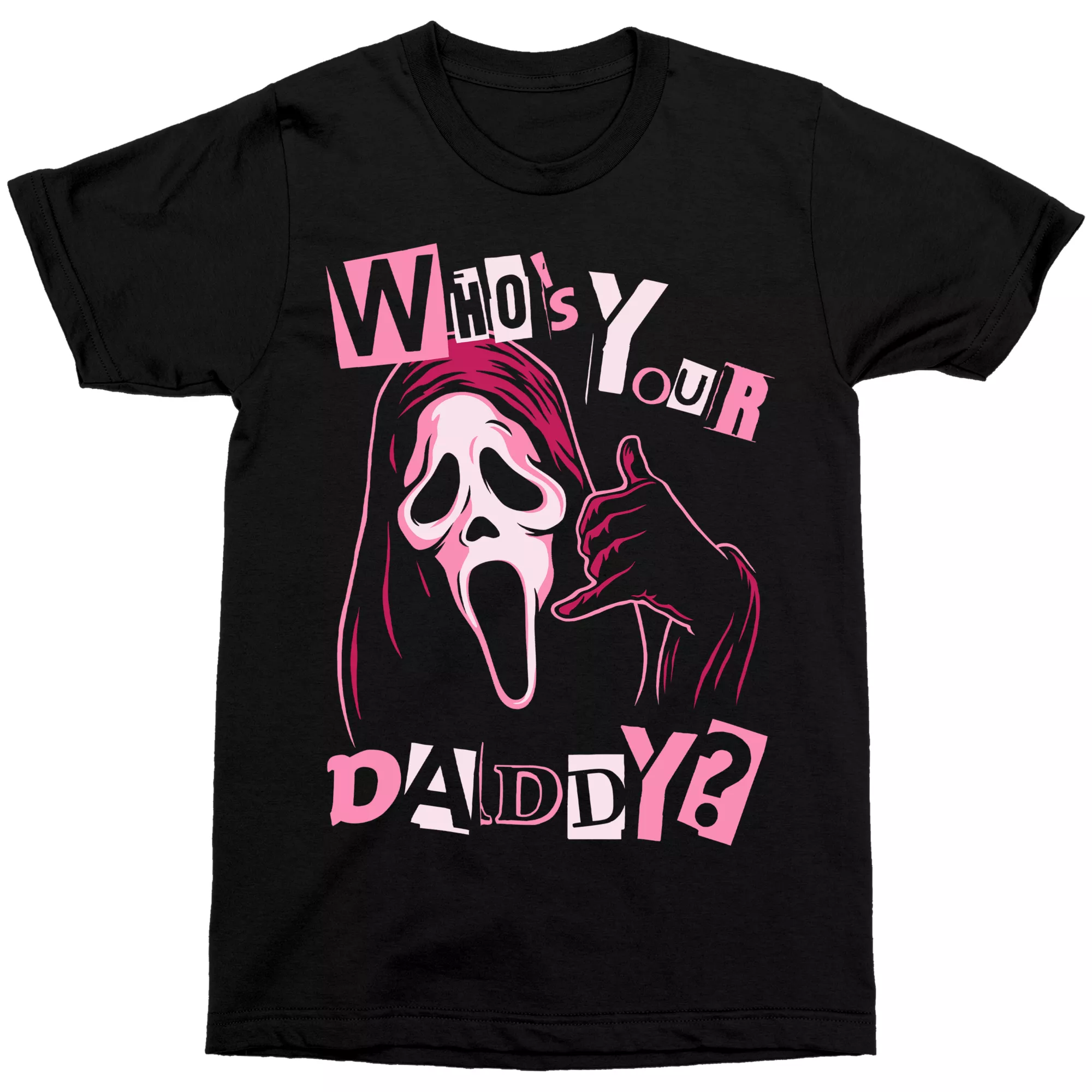 Ghost Face Who's Your Daddy T Shirt at Spencer's