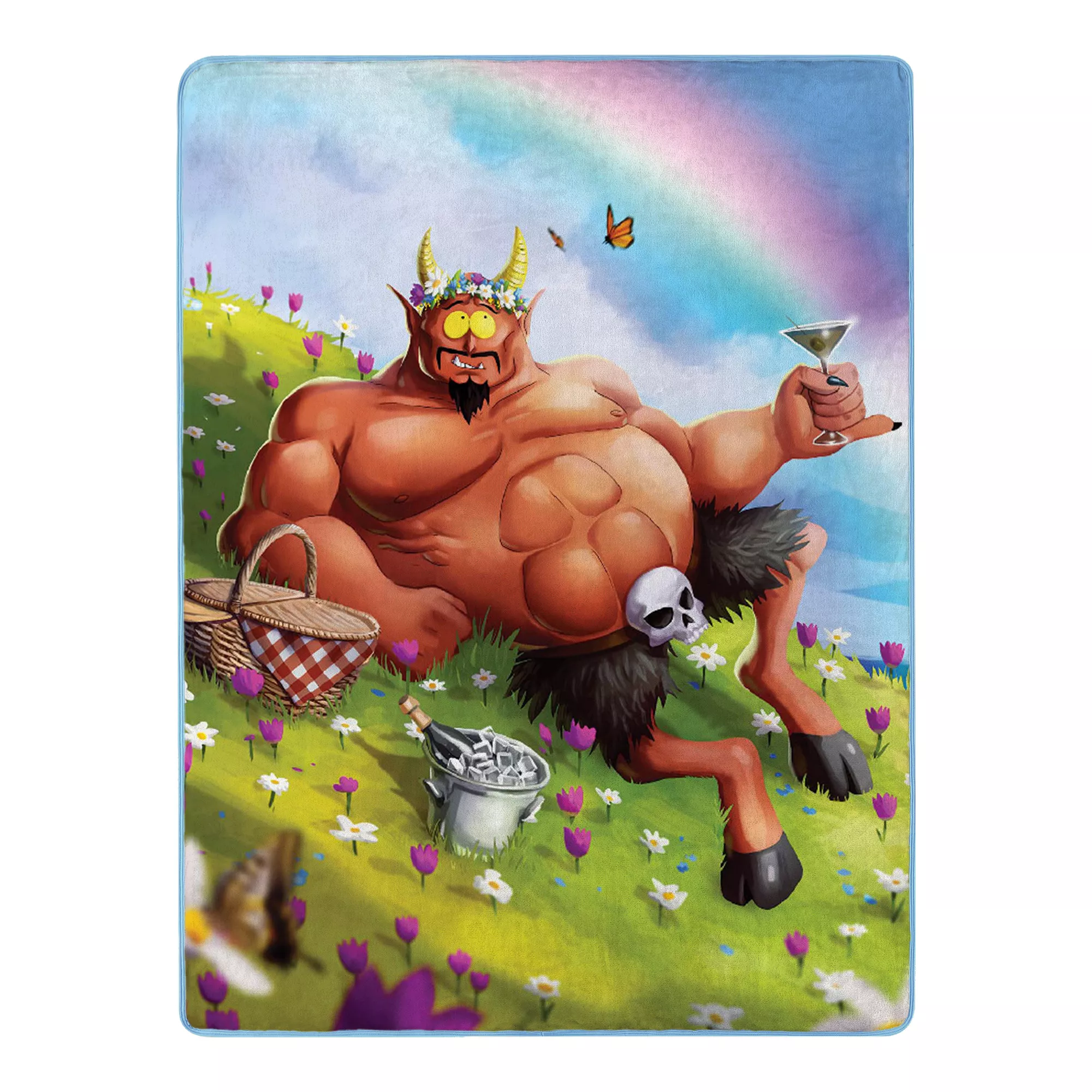 Satan's Day Out Fleece Blanket - South Park at Spencer's