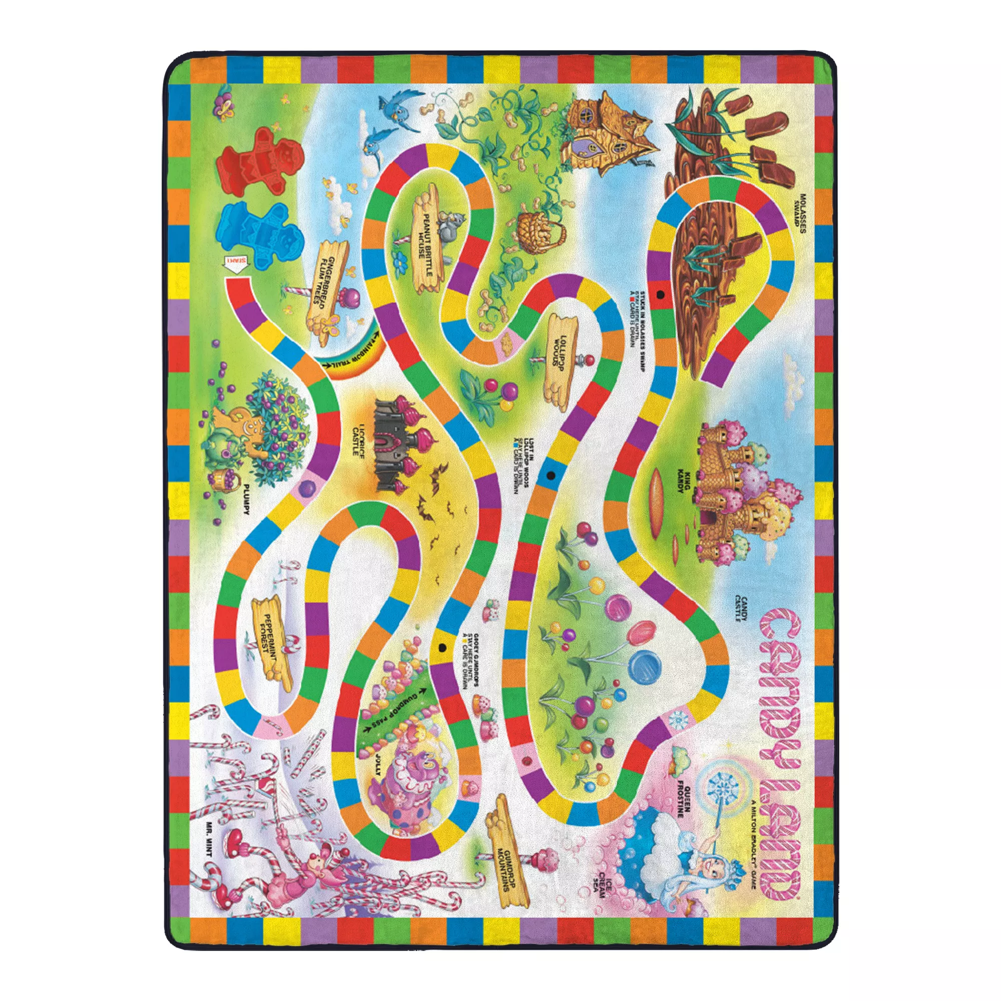 Candyland Board Fleece Blanket at Spencer's
