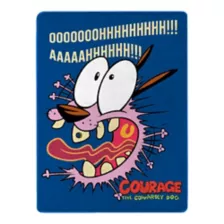 Courage the Cowardly Dog Aaahh Fleece Blanket at Spencer's