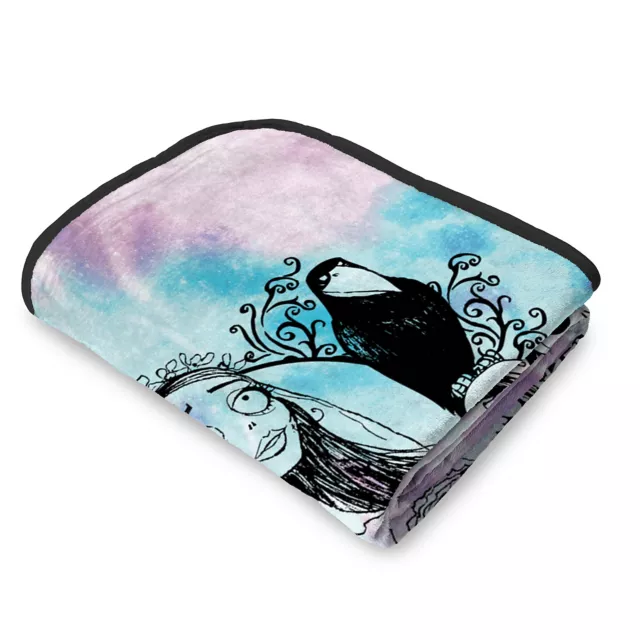 Corpse Bride Tie-Dye Double Sided Fleece Blanket at Spencer's