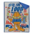 Garfield Here for the Food Fleece Blanket at Spencer's