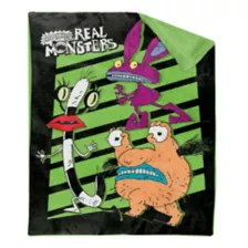 Ahh Real Monsters Fleece Blanket at Spencer's
