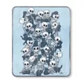Skeletons and Cats Fleece Blanket at Spencer's