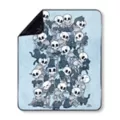 Skeletons and Cats Fleece Blanket at Spencer's