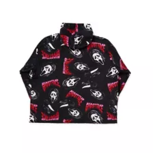 Ghost Face Oversized Hoodie at Spencer's