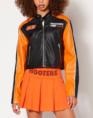 美品/3XL✨JH Design HOOTERS レーシングジャケット 橙×黒