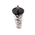 Red Eyeball Print Cup with Straw and Topper - 20 oz. at Spencer's