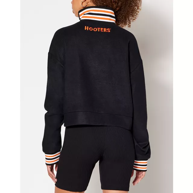 Hooters Quarter Zip Sweater at Spencer's