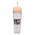 Butt Stuff Molded Cup with Straw - 24 oz. at Spencer's