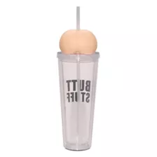 Butt Stuff Molded Cup with Straw - 24 oz. at Spencer's