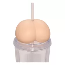 Butt Stuff Molded Cup with Straw - 24 oz. at Spencer's