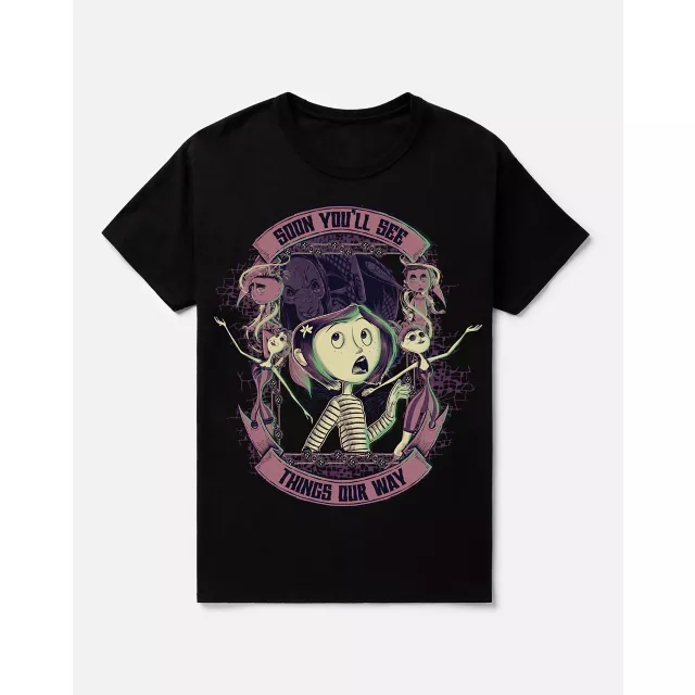 See Things Our Way T Shirt - Coraline at Spencer's