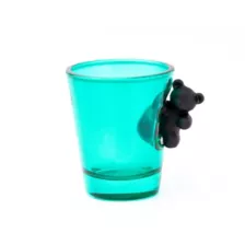Teal Gummy Bear Insert Shot Glass - 2 oz. at Spencer's