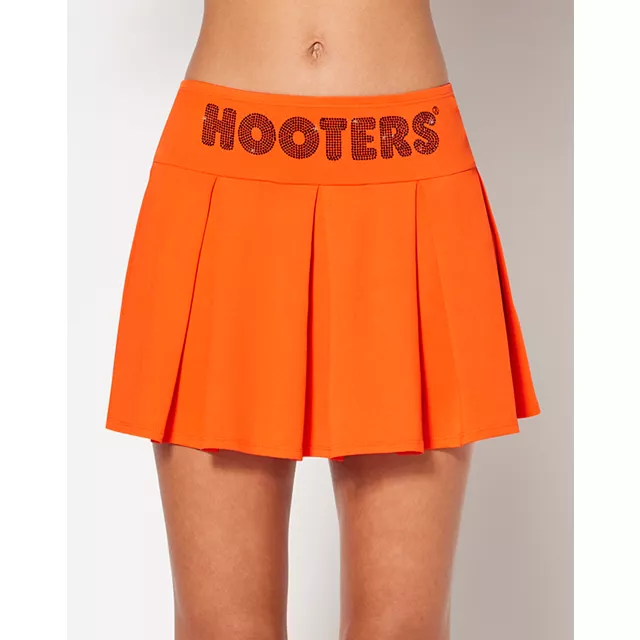 Orange Hooters Rhinestone Skirt at Spencer's