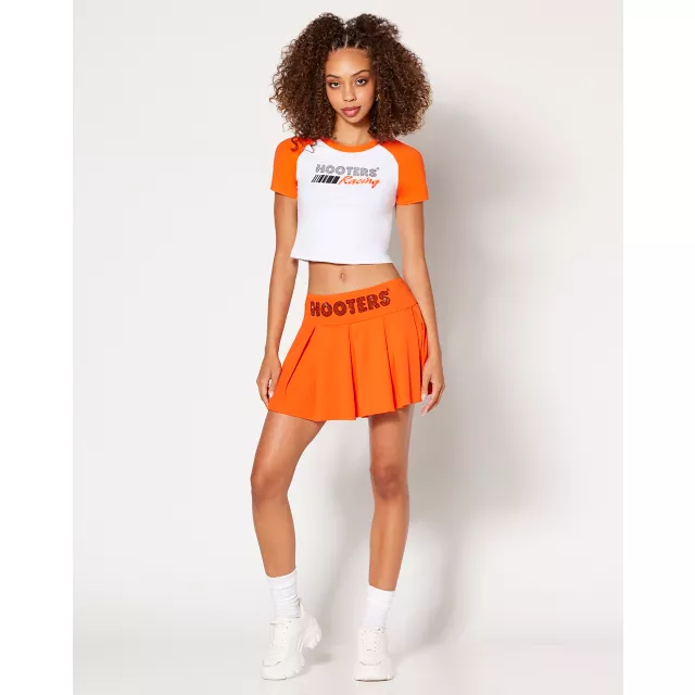 Orange Hooters Rhinestone Skirt at Spencer's