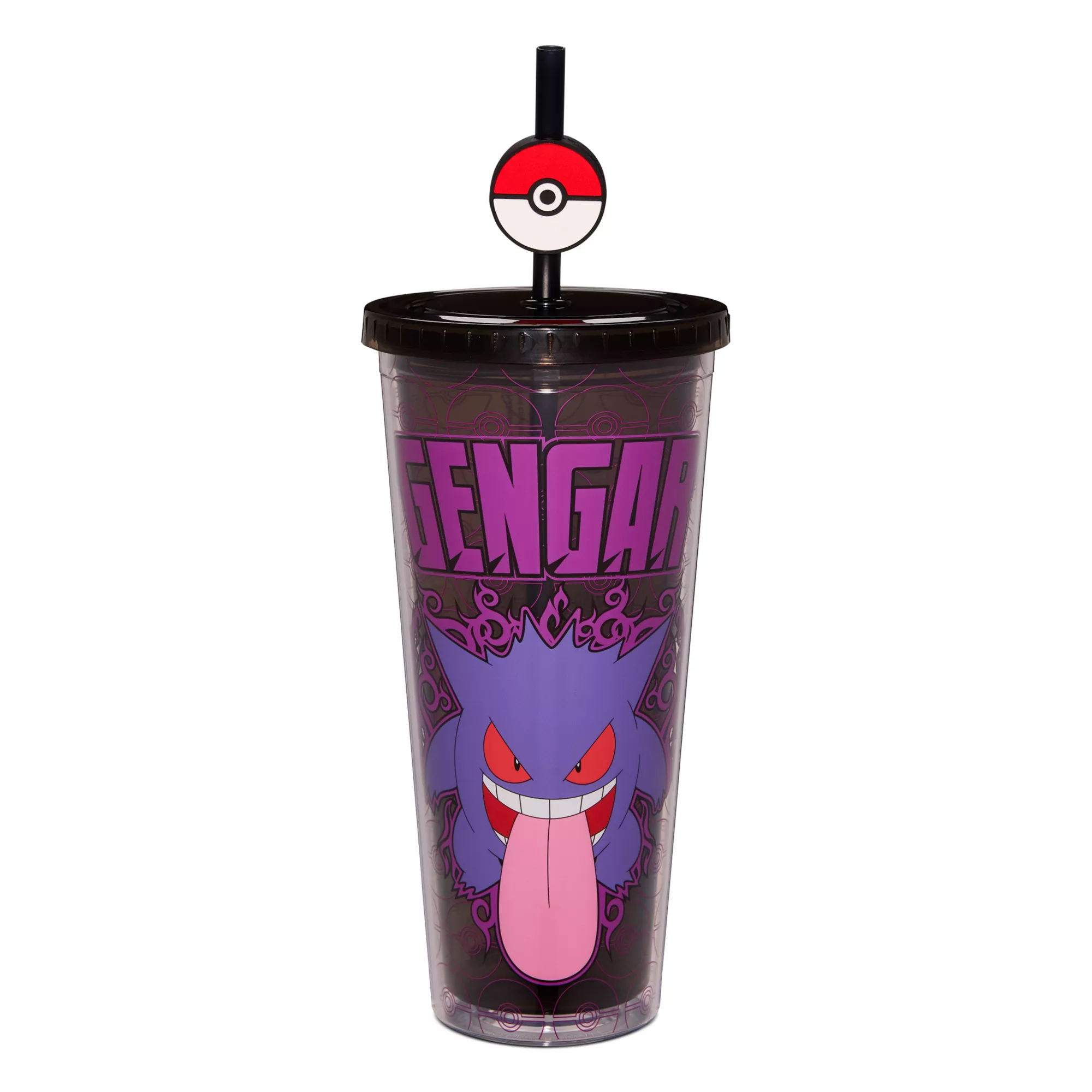 Gengar Cup with Straw Topper 24 oz. - Pokémon at Spencer's